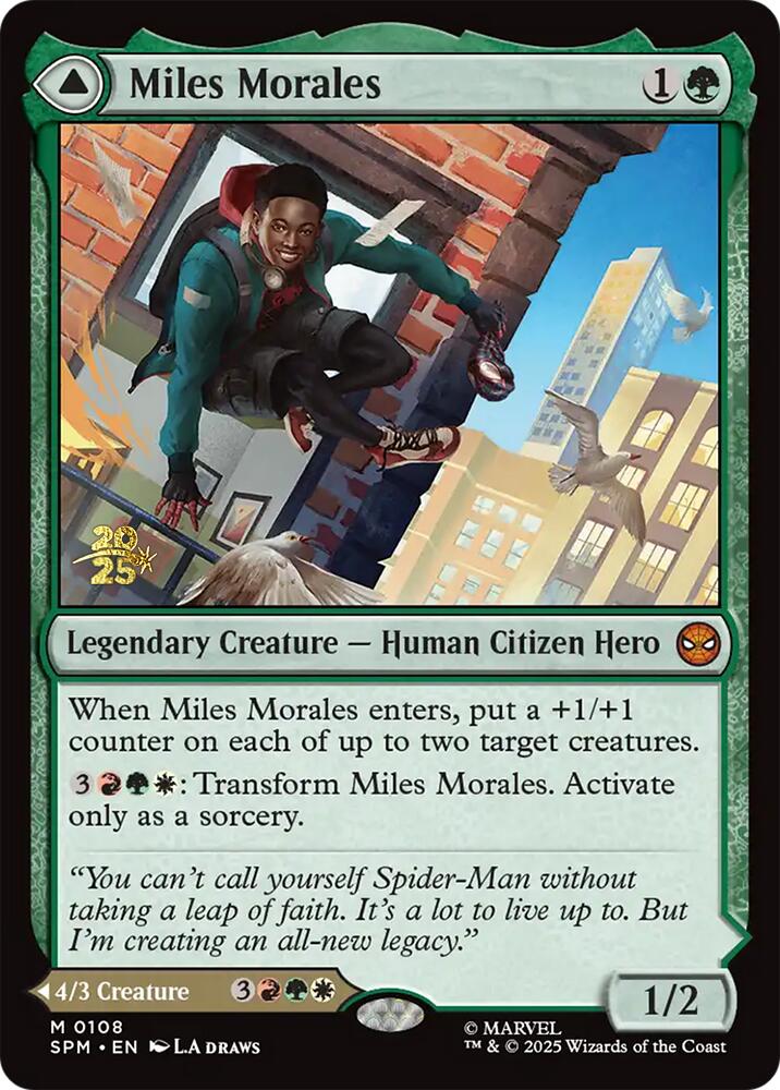Miles Morales // Ultimate Spider-Man [Marvel's Spider-Man Prerelease Promos] | Tabernacle Games