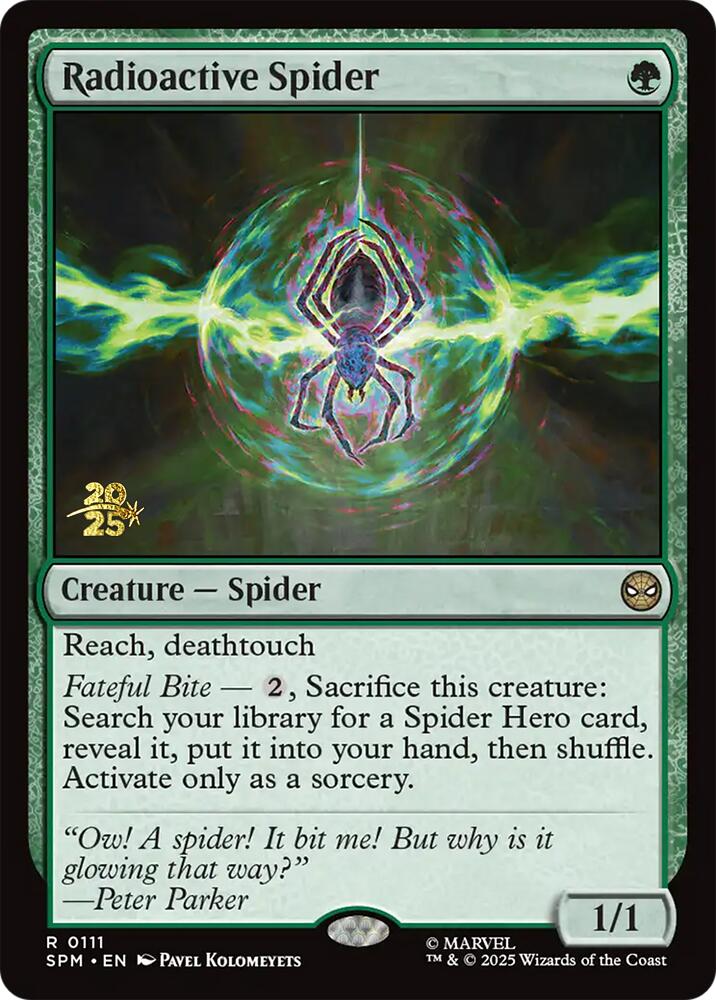 Radioactive Spider [Marvel's Spider-Man Prerelease Promos] | Tabernacle Games