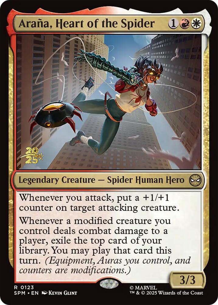 Arana, Heart of the Spider [Marvel's Spider-Man Prerelease Promos] | Tabernacle Games