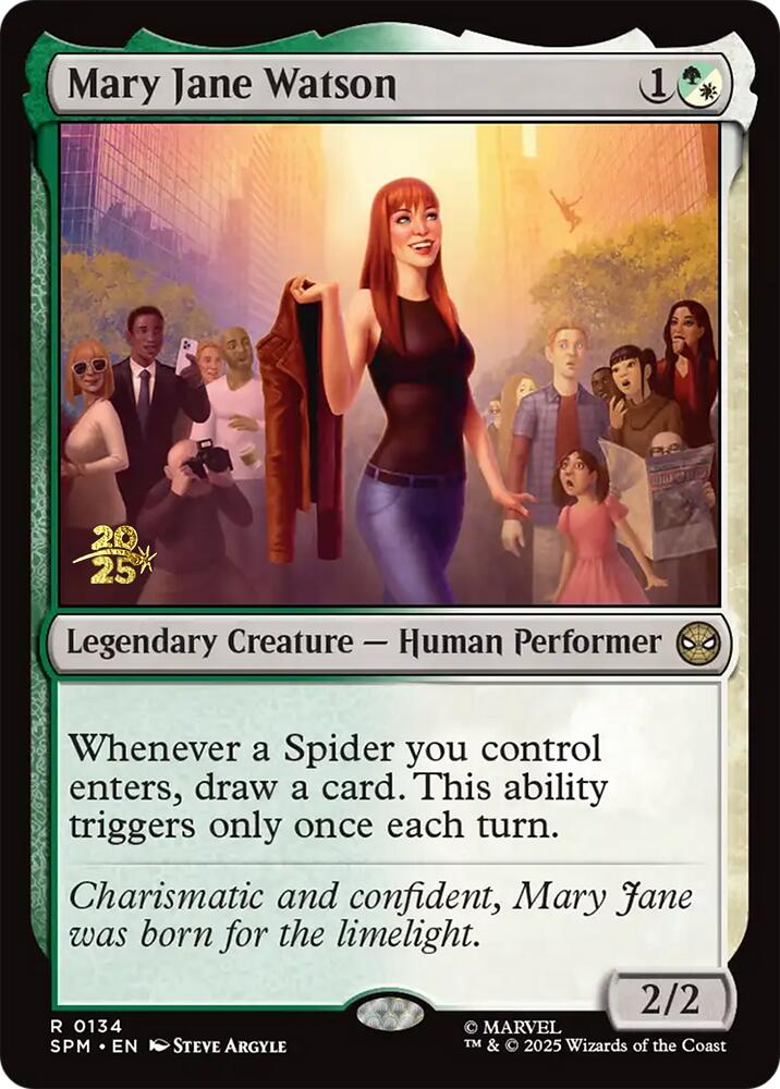 Mary Jane Watson [Marvel's Spider-Man Prerelease Promos] | Tabernacle Games
