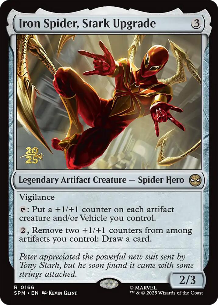 Iron Spider, Stark Upgrade [Marvel's Spider-Man Prerelease Promos] | Tabernacle Games