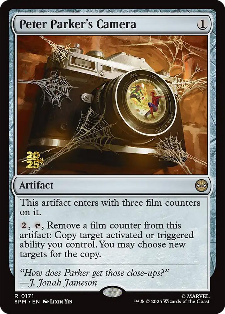 Peter Parker's Camera [Marvel's Spider-Man Prerelease Promos] | Tabernacle Games