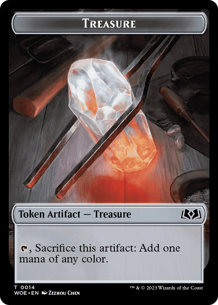 Treasure Token [Wilds of Eldraine Tokens] | Tabernacle Games