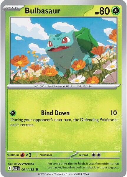 Bulbasaur (001/132) [Mega Evolutions: Base Set] | Tabernacle Games