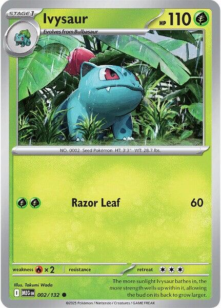 Ivysaur (002/132) [Mega Evolutions: Base Set] | Tabernacle Games