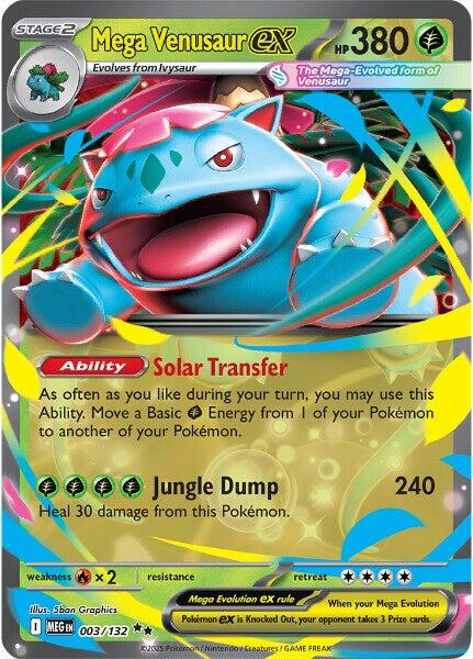 Mega Venusaur ex (003/132) [Mega Evolutions: Base Set] | Tabernacle Games