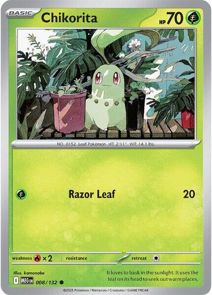 Chikorita (008/132) [Mega Evolutions: Base Set] | Tabernacle Games