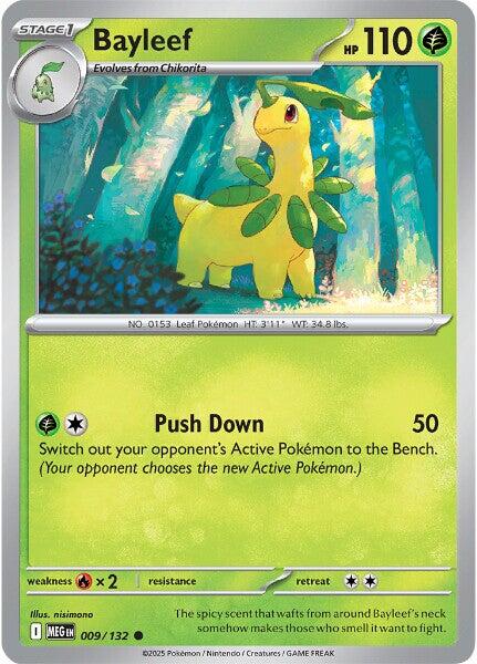Bayleef (009/132) [Mega Evolutions: Base Set] | Tabernacle Games