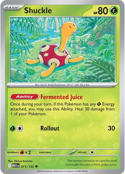 Shuckle (011/132) [Mega Evolutions: Base Set] | Tabernacle Games