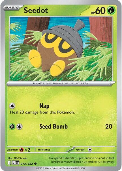 Seedot (013/132) [Mega Evolutions: Base Set] | Tabernacle Games