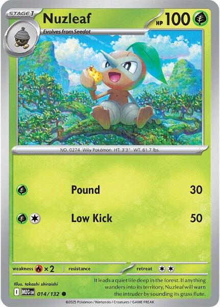Nuzleaf (014/132) [Mega Evolution: Base Set] | Tabernacle Games