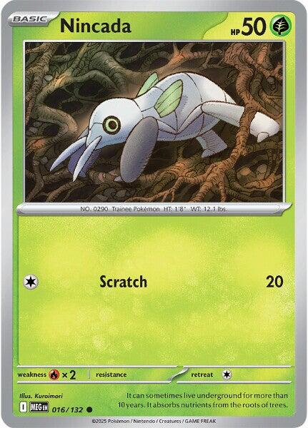Nincada (016/132) [Mega Evolutions: Base Set] | Tabernacle Games