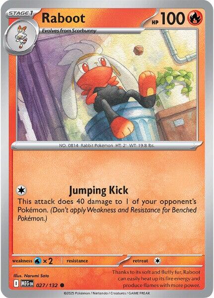 Raboot (027/132) [Mega Evolutions: Base Set] | Tabernacle Games