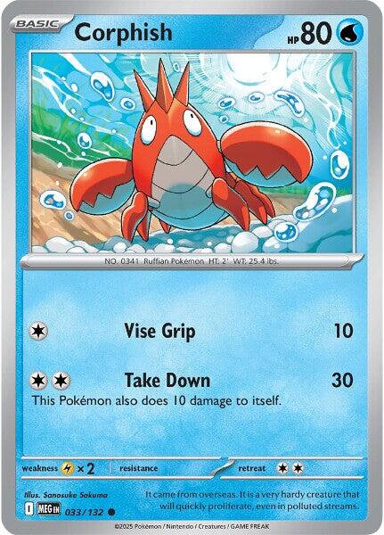 Corphish (033/132) [Mega Evolutions: Base Set] | Tabernacle Games