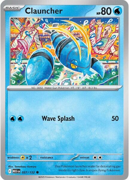 Clauncher (037/132) [Mega Evolutions: Base Set] | Tabernacle Games