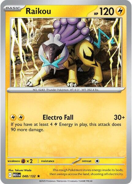 Raikou (048/132) [Mega Evolutions: Base Set] | Tabernacle Games