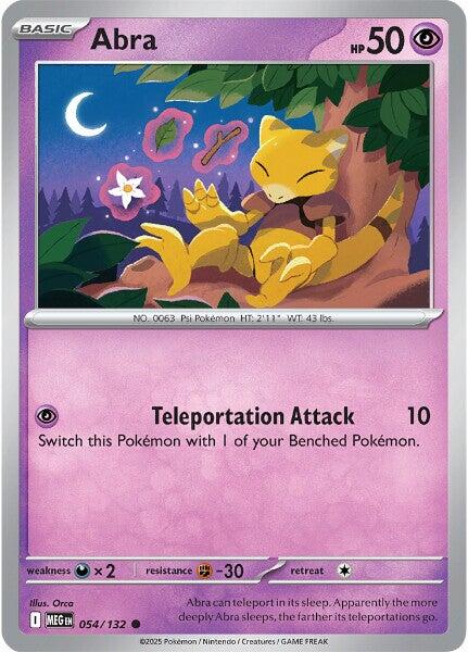 Abra (054/132) [Mega Evolutions: Base Set] | Tabernacle Games
