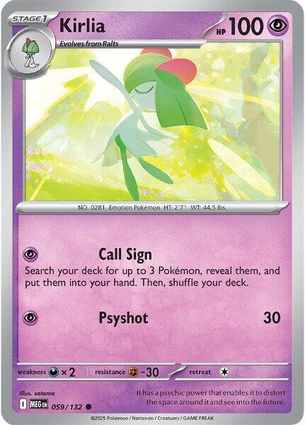 Kirlia (059/132) [Mega Evolutions: Base Set] | Tabernacle Games