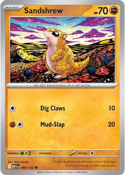 Sandshrew (068/132) [Mega Evolutions: Base Set] | Tabernacle Games
