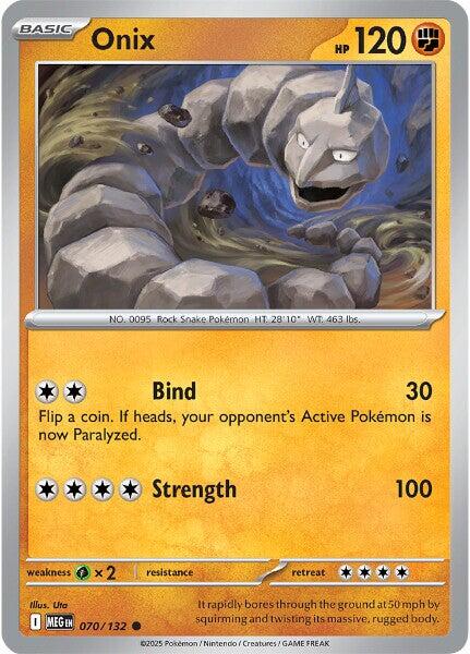 Onix (070/132) [Mega Evolutions: Base Set] | Tabernacle Games