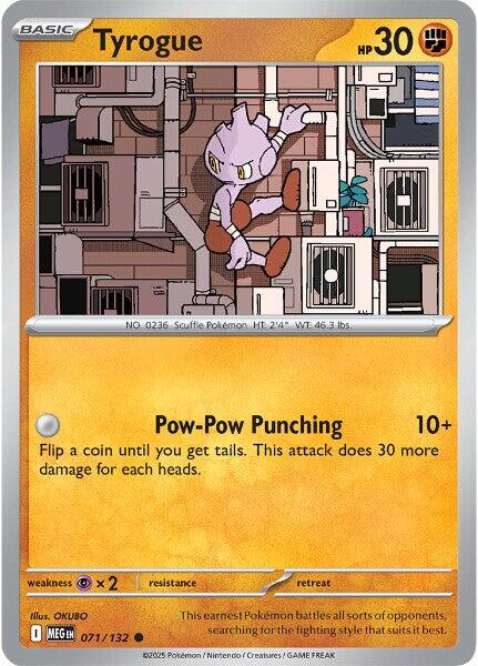 Tyrogue (071/132) [Mega Evolutions: Base Set] | Tabernacle Games