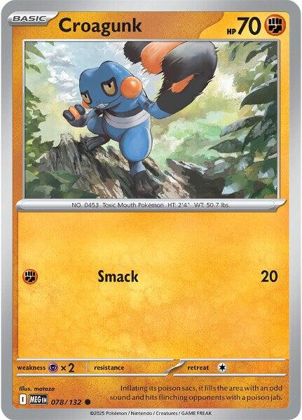 Croagunk (078/132) [Mega Evolution: Base Set] | Tabernacle Games
