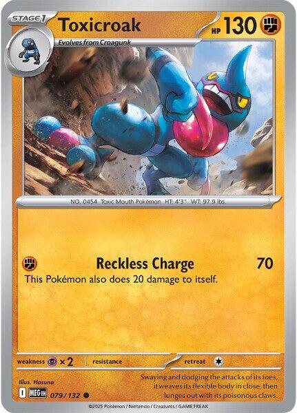 Toxicroak (079/132) [Mega Evolutions: Base Set] | Tabernacle Games