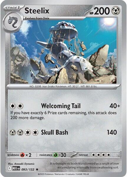 Steelix (093/132) [Mega Evolutions: Base Set] | Tabernacle Games