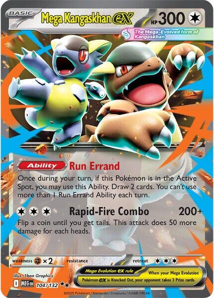 Mega Kangaskhan ex (104/132) [Mega Evolution: Base Set] | Tabernacle Games
