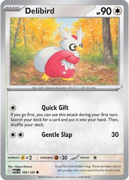 Delibird (105/132) [Mega Evolutions: Base Set] | Tabernacle Games