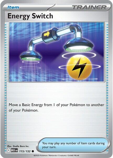 Energy Switch (115/132) [Mega Evolutions: Base Set] | Tabernacle Games