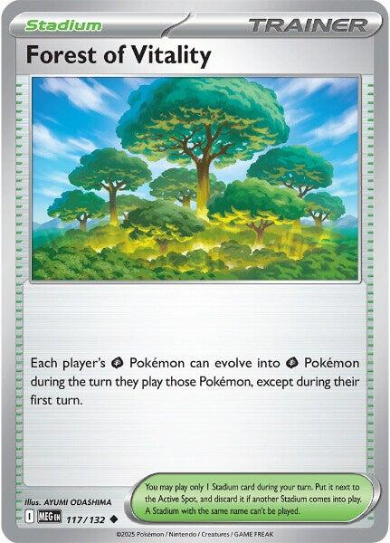 Forest of Vitality (117/132) [Mega Evolution: Base Set] | Tabernacle Games