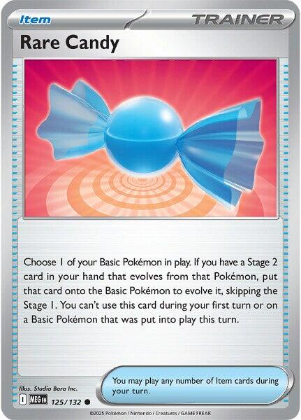 Rare Candy (125/132) [Mega Evolution: Base Set] | Tabernacle Games