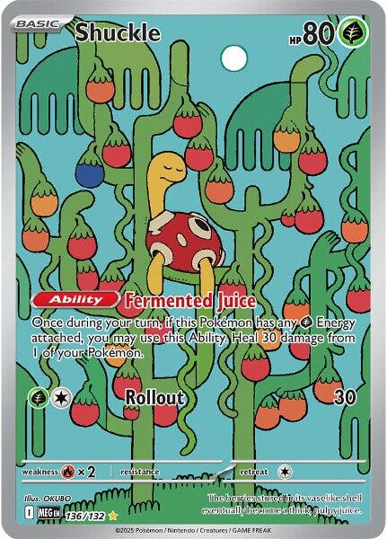 Shuckle (136/132) [Mega Evolutions: Base Set] | Tabernacle Games