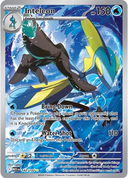 Inteleon (142/132) [Mega Evolutions: Base Set] | Tabernacle Games