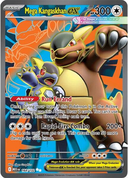 Mega Kangaskhan ex (164/132) [Mega Evolutions: Base Set] | Tabernacle Games