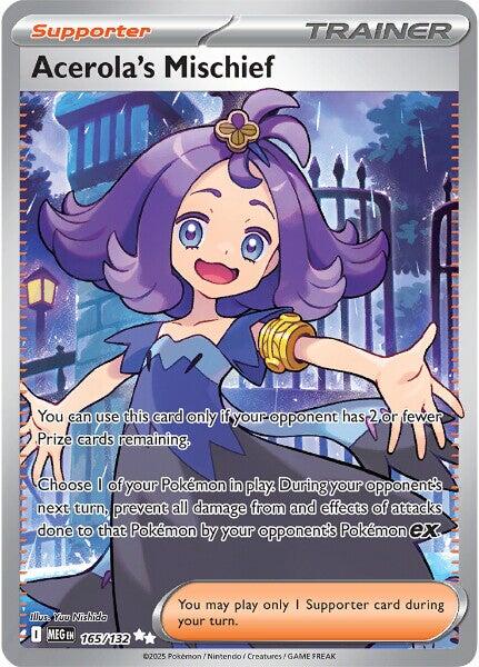 Acerola's Mischief (165/132) [Mega Evolution: Base Set] | Tabernacle Games
