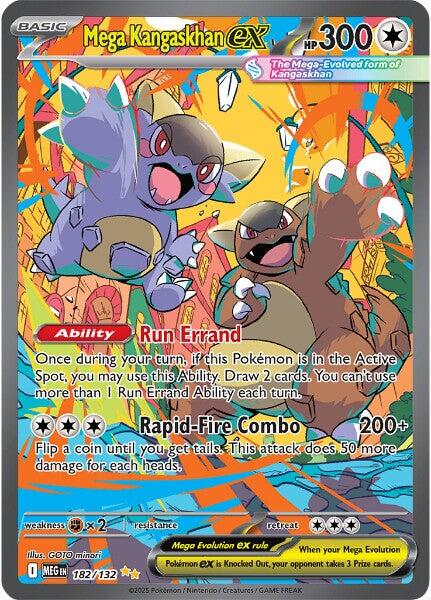 Mega Kangaskhan ex (182/132) [Mega Evolution: Base Set] | Tabernacle Games