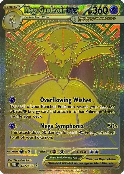Mega Gardevoir ex (187/132) [Mega Evolutions: Base Set] | Tabernacle Games