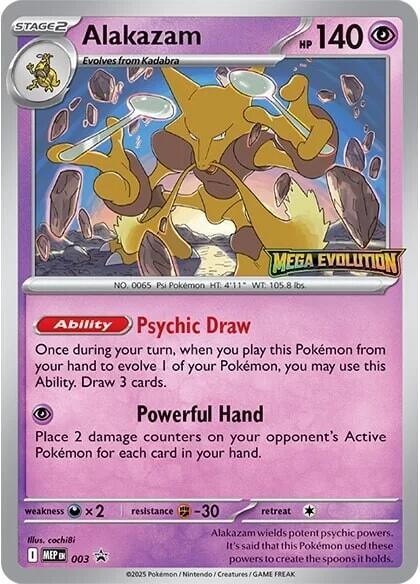 Alakazam (003) [Mega Evolutions Promo] | Tabernacle Games