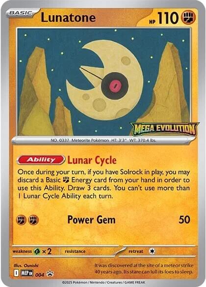 Lunatone (004) [Mega Evolutions Promo] | Tabernacle Games