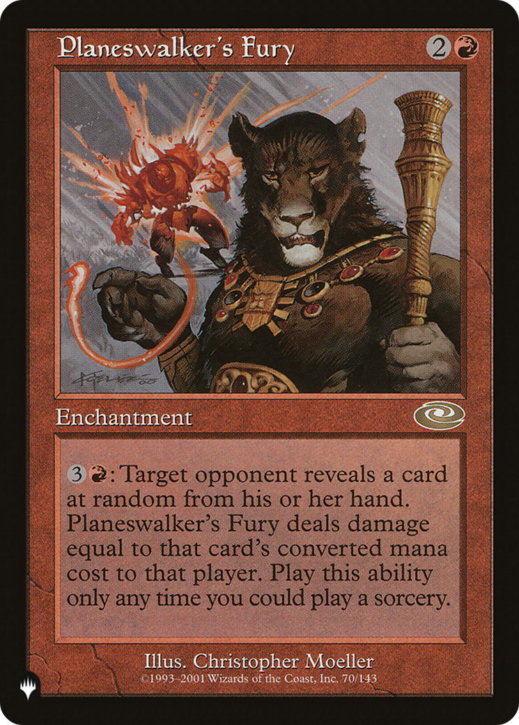 Planeswalker's Fury [The List] | Tabernacle Games
