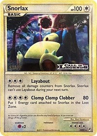 Snorlax (33/95) (Staff Prerelease Promo) [Nintendo: Black Star Promos] | Tabernacle Games