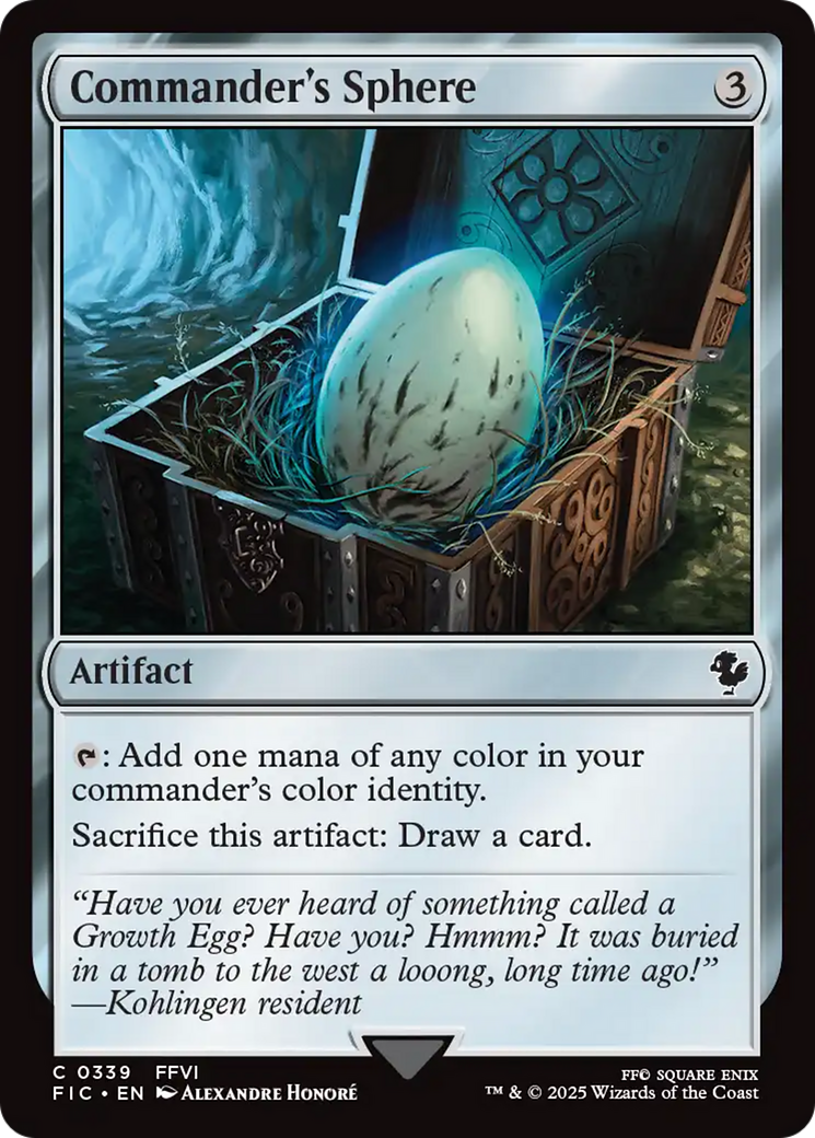 Commander's Sphere [FINAL FANTASY Commander] | Tabernacle Games