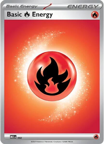 Basic Fire Energy - 002 [Mega Evolution Energies] | Tabernacle Games