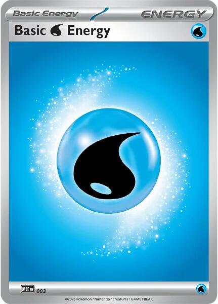 Basic Water Energy - 003 [Mega Evolution Energies] | Tabernacle Games