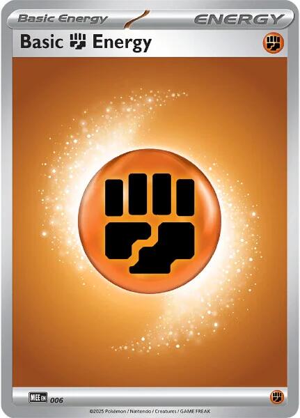 Basic Fighting Energy - 006 [Mega Evolution Energies] | Tabernacle Games