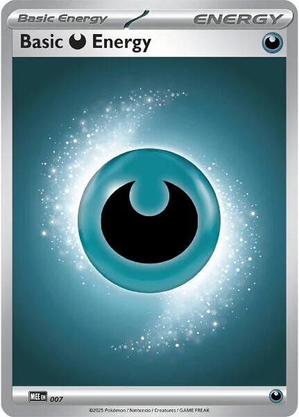 Basic Darkness Energy - 007 [Mega Evolution Energies] | Tabernacle Games