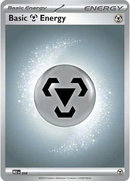 Basic Metal Energy - 008 [Mega Evolution Energies] | Tabernacle Games