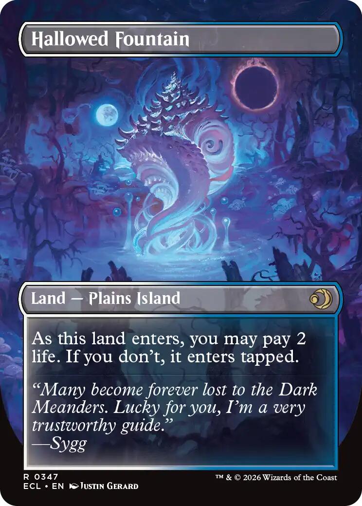 Hallowed Fountain (Borderless) [Lorwyn Eclipsed] | Tabernacle Games